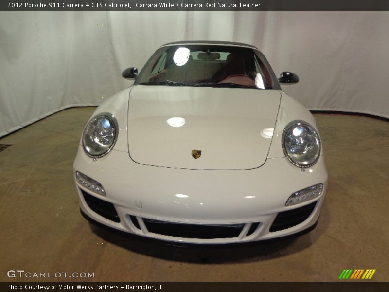 Carrara White / Carrera Red Natural Leather 2012 Porsche 911 Carrera 4 GTS Cabriolet