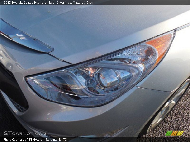 Silver Frost Metallic / Gray 2013 Hyundai Sonata Hybrid Limited