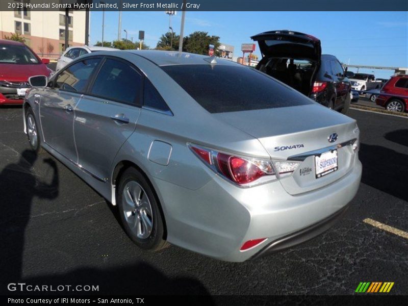 Silver Frost Metallic / Gray 2013 Hyundai Sonata Hybrid Limited