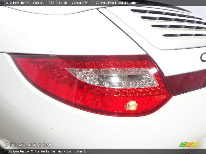 Carrara White / Carrera Red Natural Leather 2012 Porsche 911 Carrera 4 GTS Cabriolet