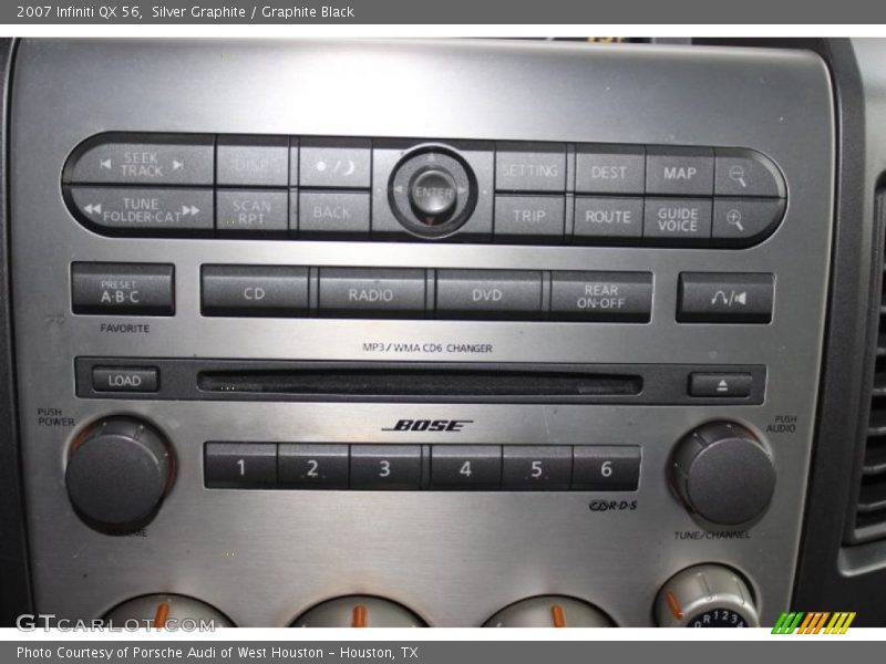 Controls of 2007 QX 56