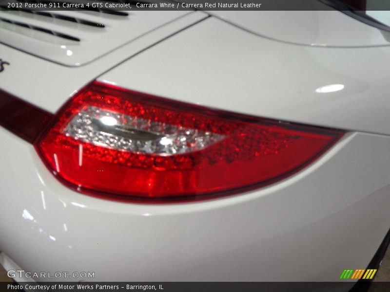 Carrara White / Carrera Red Natural Leather 2012 Porsche 911 Carrera 4 GTS Cabriolet