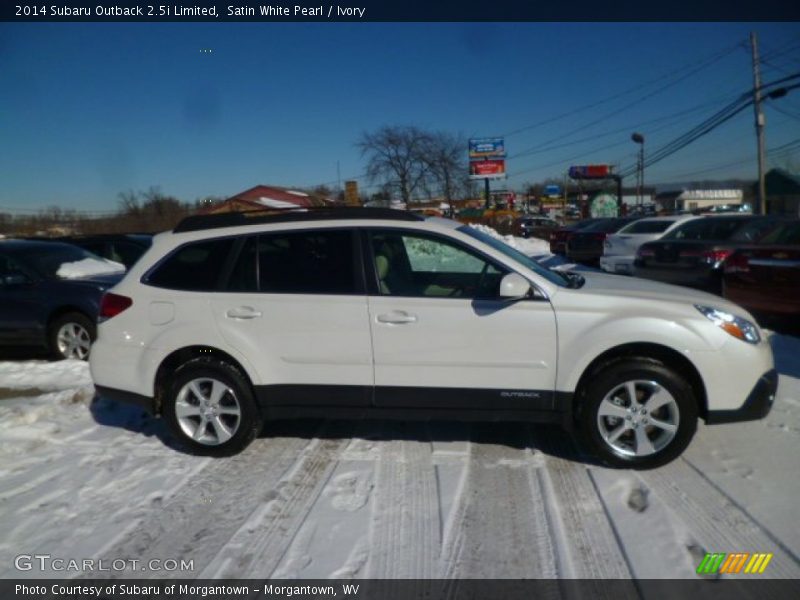 Satin White Pearl / Ivory 2014 Subaru Outback 2.5i Limited