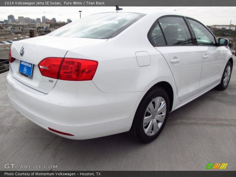 Pure White / Titan Black 2014 Volkswagen Jetta SE Sedan