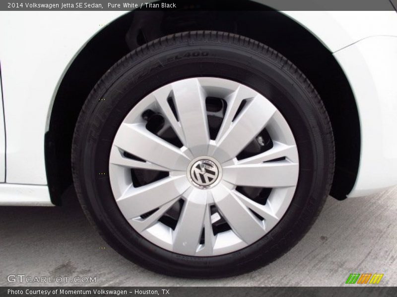 Pure White / Titan Black 2014 Volkswagen Jetta SE Sedan