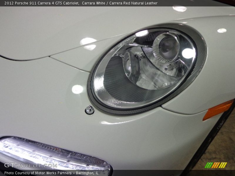 Carrara White / Carrera Red Natural Leather 2012 Porsche 911 Carrera 4 GTS Cabriolet