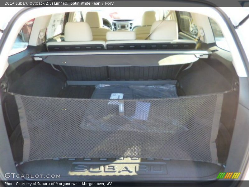 Satin White Pearl / Ivory 2014 Subaru Outback 2.5i Limited