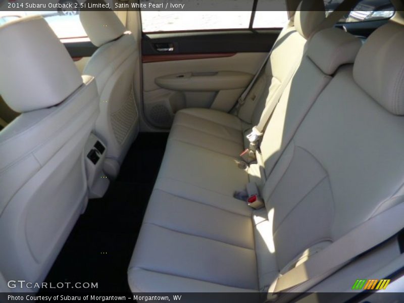 Satin White Pearl / Ivory 2014 Subaru Outback 2.5i Limited