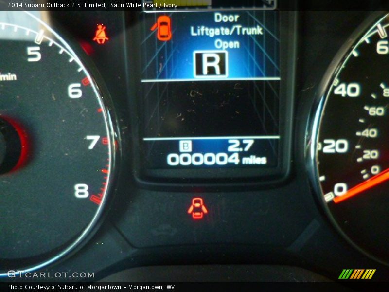 Satin White Pearl / Ivory 2014 Subaru Outback 2.5i Limited