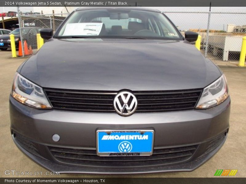 Platinum Gray Metallic / Titan Black 2014 Volkswagen Jetta S Sedan
