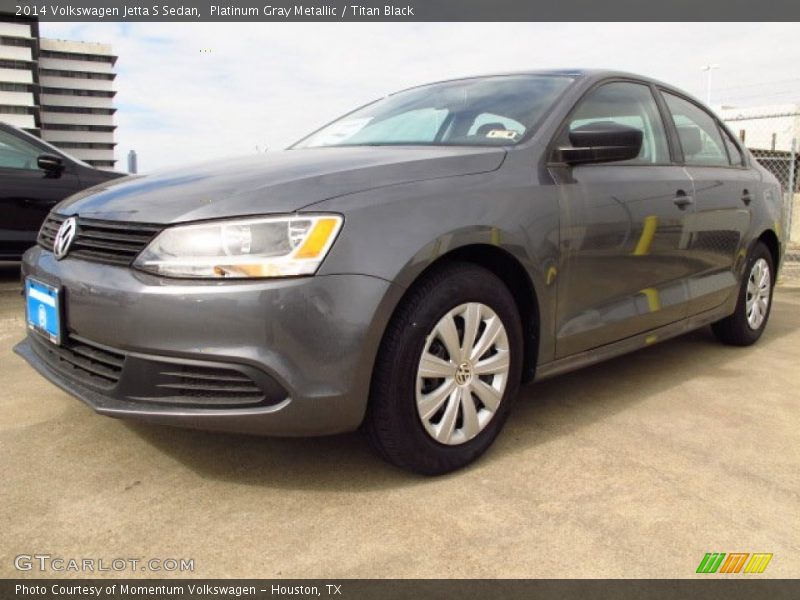 Platinum Gray Metallic / Titan Black 2014 Volkswagen Jetta S Sedan