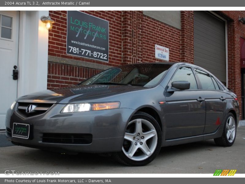 Anthracite Metallic / Camel 2004 Acura TL 3.2