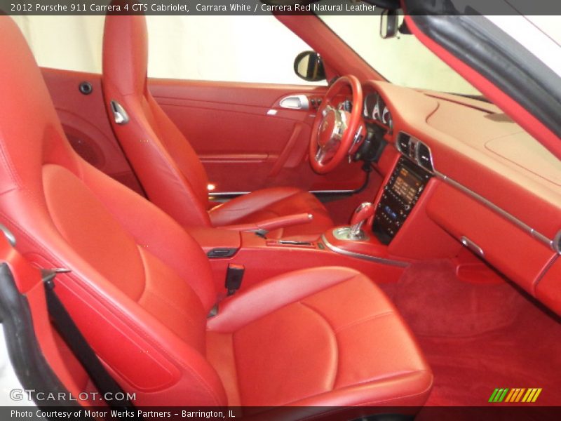 Front Seat of 2012 911 Carrera 4 GTS Cabriolet