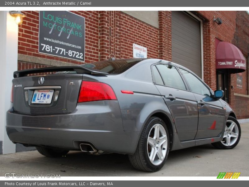 Anthracite Metallic / Camel 2004 Acura TL 3.2