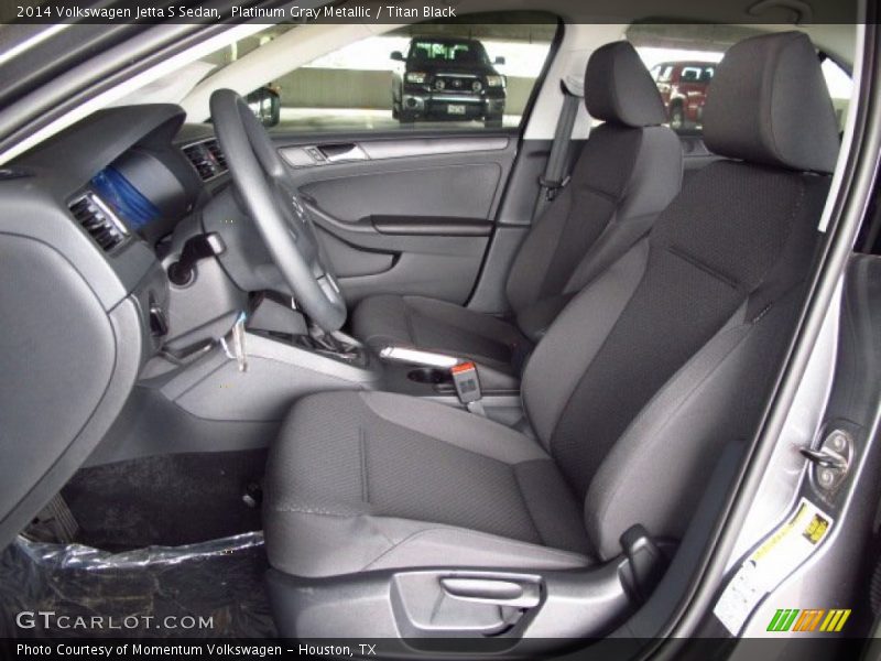 Platinum Gray Metallic / Titan Black 2014 Volkswagen Jetta S Sedan