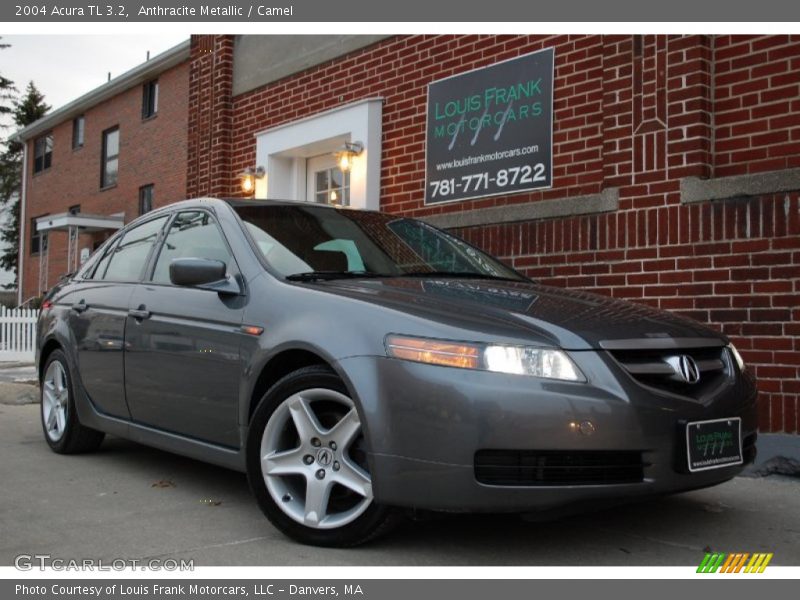 Anthracite Metallic / Camel 2004 Acura TL 3.2