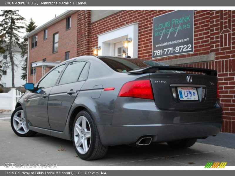 Anthracite Metallic / Camel 2004 Acura TL 3.2