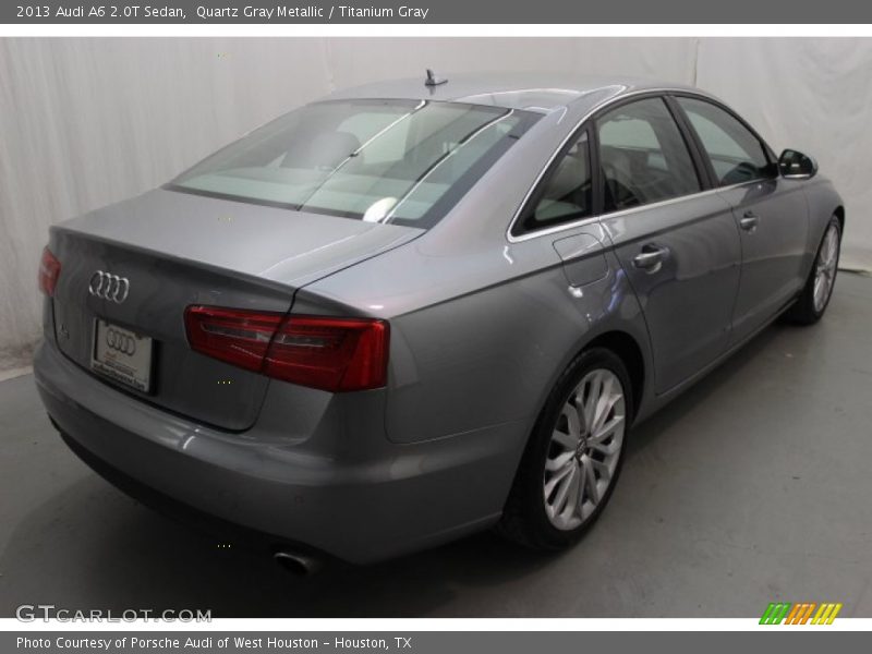 Quartz Gray Metallic / Titanium Gray 2013 Audi A6 2.0T Sedan