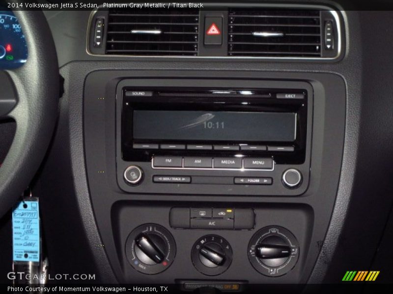 Platinum Gray Metallic / Titan Black 2014 Volkswagen Jetta S Sedan