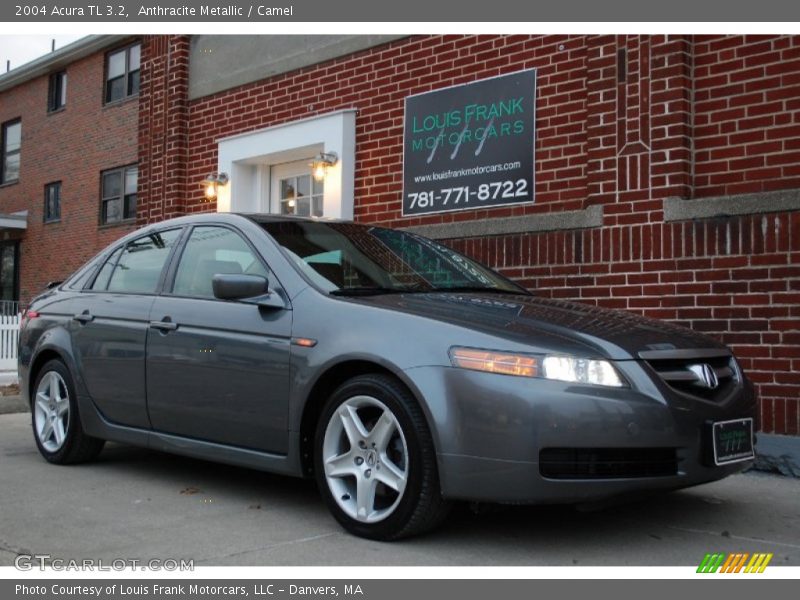 Anthracite Metallic / Camel 2004 Acura TL 3.2