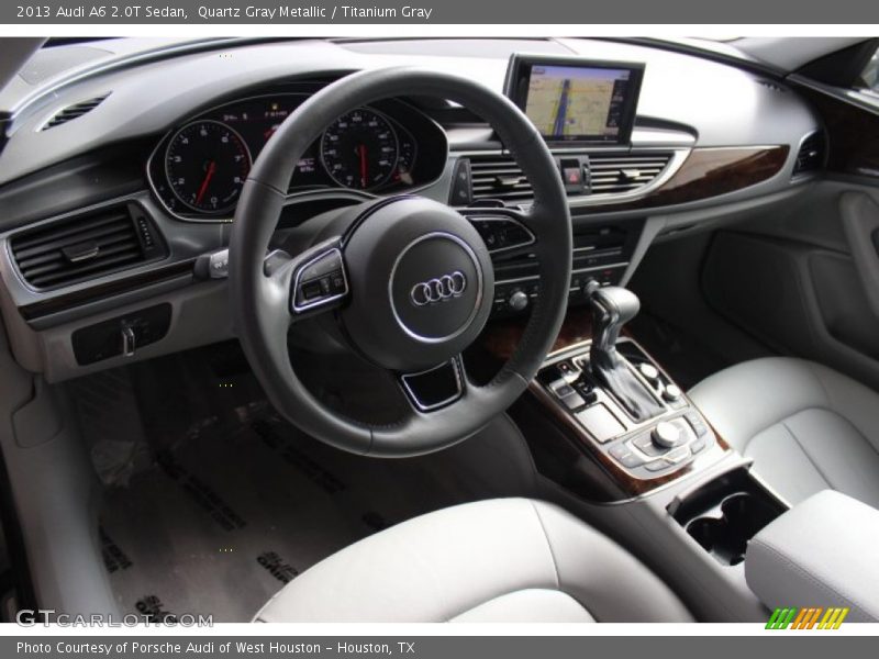 Quartz Gray Metallic / Titanium Gray 2013 Audi A6 2.0T Sedan