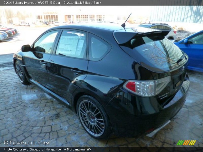 Crystal Black Silica / Black 2014 Subaru Impreza WRX STi 5 Door