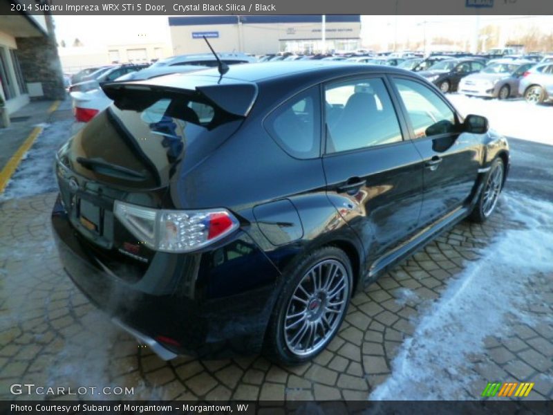 Crystal Black Silica / Black 2014 Subaru Impreza WRX STi 5 Door