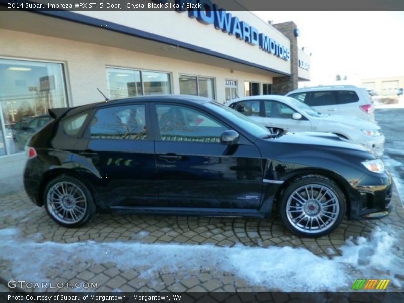 Crystal Black Silica / Black 2014 Subaru Impreza WRX STi 5 Door