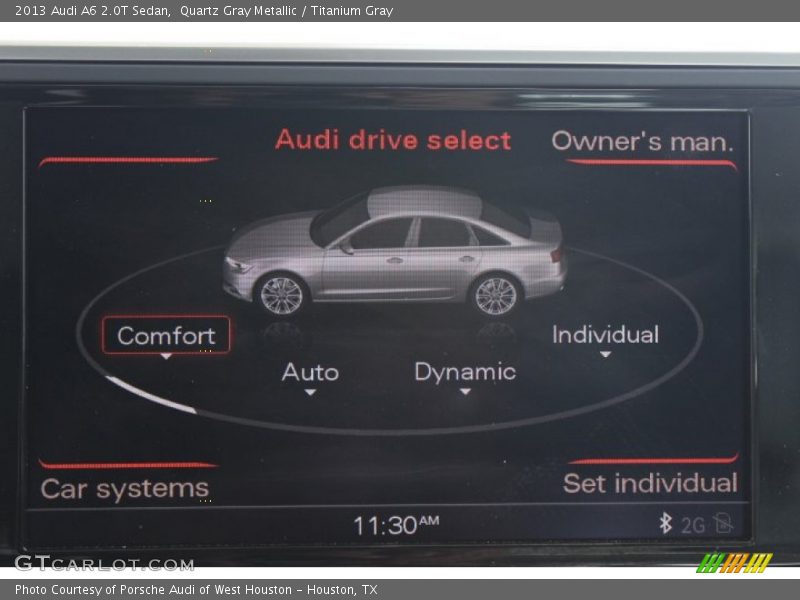 Quartz Gray Metallic / Titanium Gray 2013 Audi A6 2.0T Sedan
