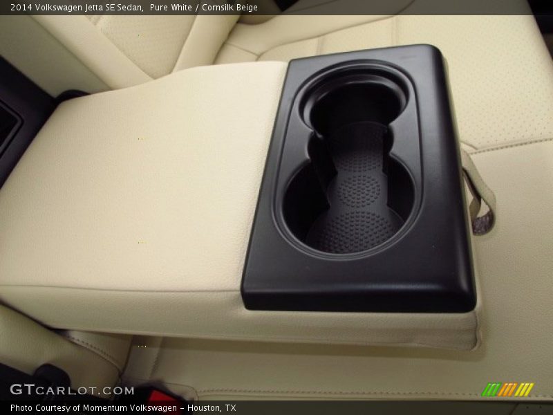 Pure White / Cornsilk Beige 2014 Volkswagen Jetta SE Sedan