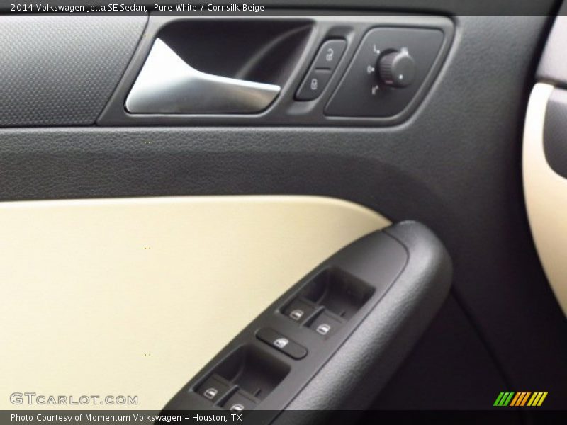 Pure White / Cornsilk Beige 2014 Volkswagen Jetta SE Sedan