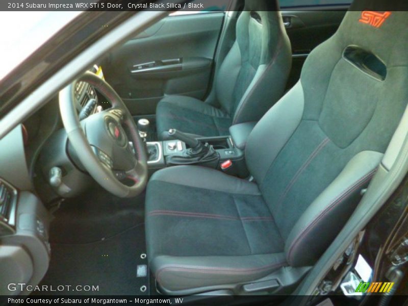 Front Seat of 2014 Impreza WRX STi 5 Door