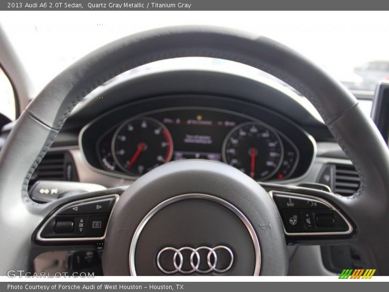 Quartz Gray Metallic / Titanium Gray 2013 Audi A6 2.0T Sedan