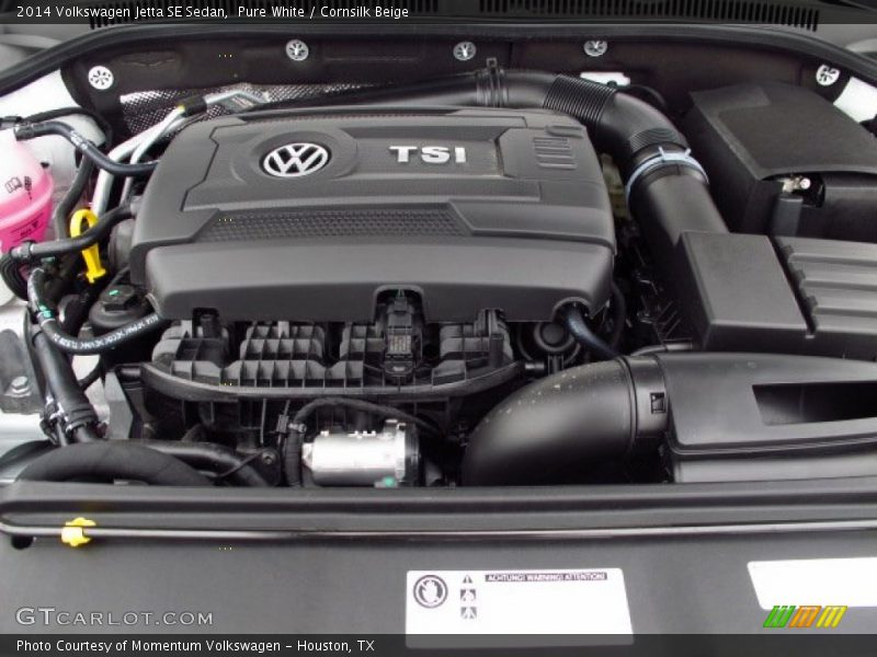 Pure White / Cornsilk Beige 2014 Volkswagen Jetta SE Sedan