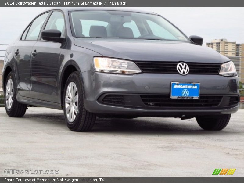 Platinum Gray Metallic / Titan Black 2014 Volkswagen Jetta S Sedan