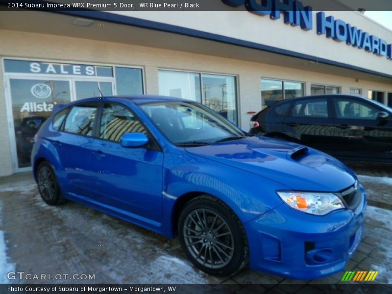 WR Blue Pearl / Black 2014 Subaru Impreza WRX Premium 5 Door