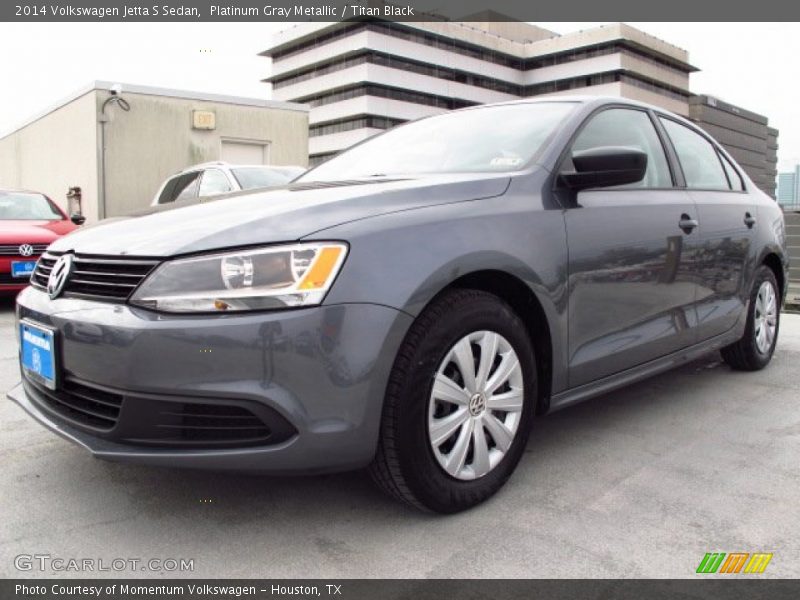Platinum Gray Metallic / Titan Black 2014 Volkswagen Jetta S Sedan