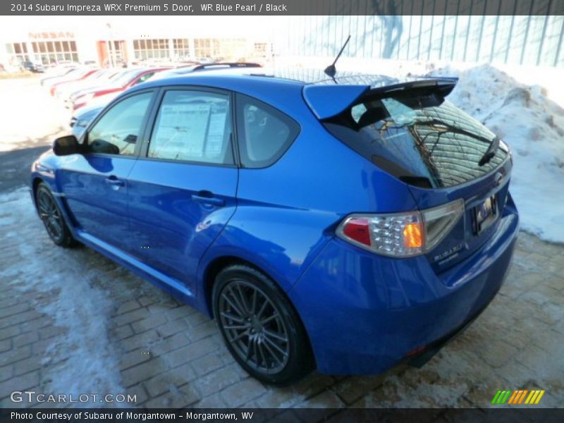 WR Blue Pearl / Black 2014 Subaru Impreza WRX Premium 5 Door