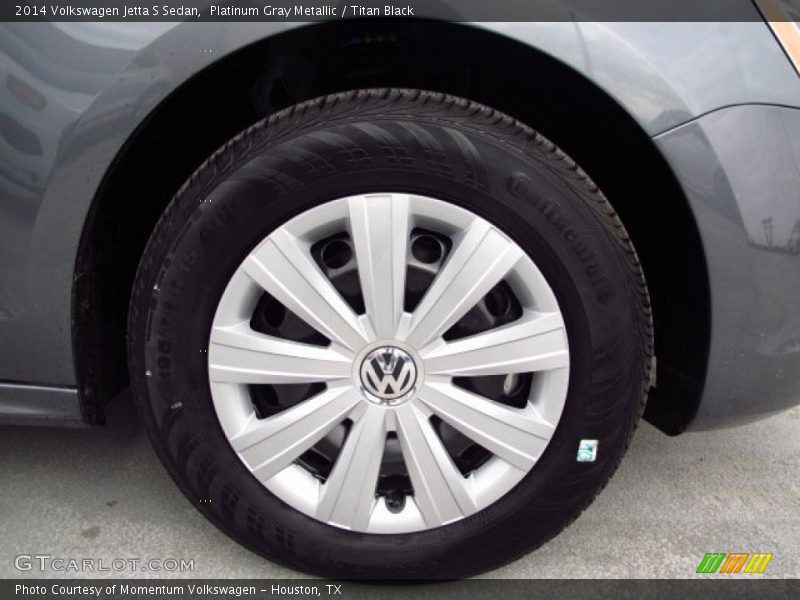 Platinum Gray Metallic / Titan Black 2014 Volkswagen Jetta S Sedan