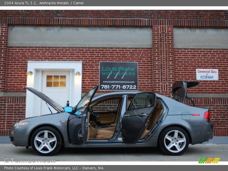 Anthracite Metallic / Camel 2004 Acura TL 3.2