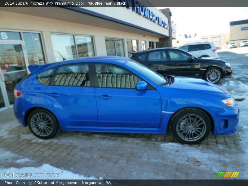 WR Blue Pearl / Black 2014 Subaru Impreza WRX Premium 5 Door