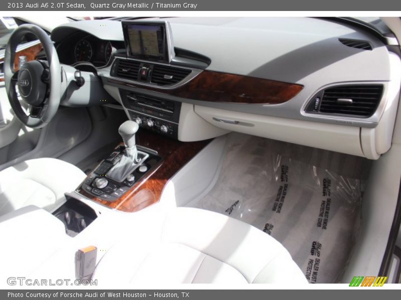 Quartz Gray Metallic / Titanium Gray 2013 Audi A6 2.0T Sedan