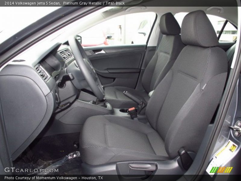 Platinum Gray Metallic / Titan Black 2014 Volkswagen Jetta S Sedan