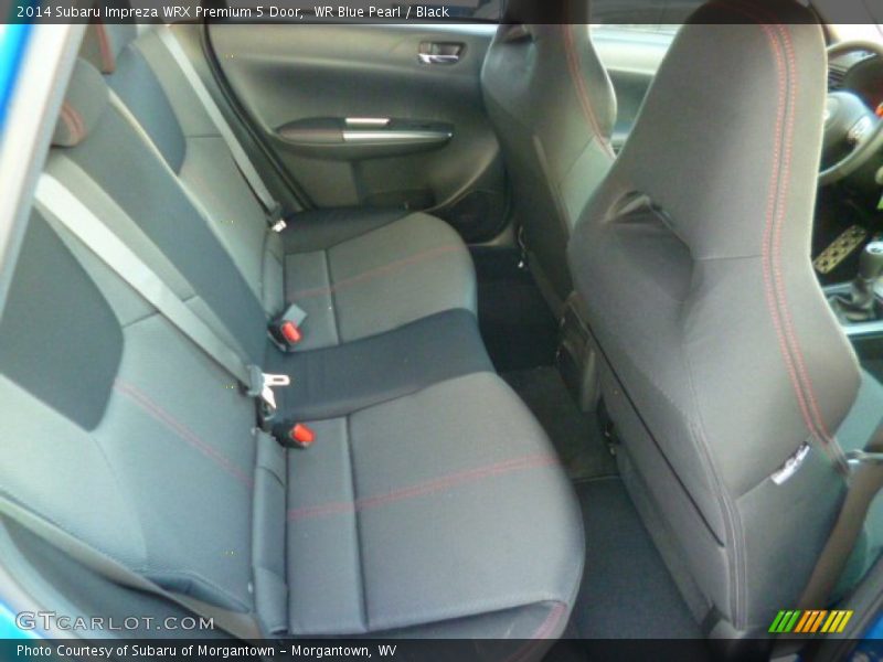 Rear Seat of 2014 Impreza WRX Premium 5 Door