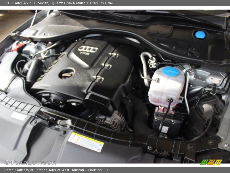 Quartz Gray Metallic / Titanium Gray 2013 Audi A6 2.0T Sedan