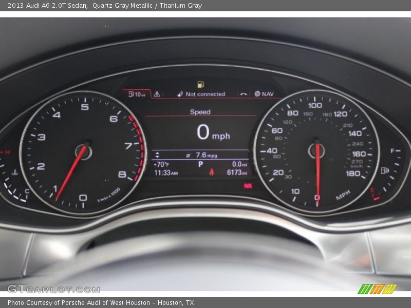 Quartz Gray Metallic / Titanium Gray 2013 Audi A6 2.0T Sedan