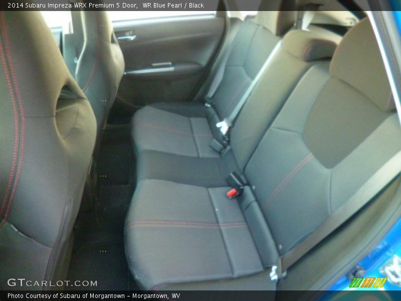 Rear Seat of 2014 Impreza WRX Premium 5 Door
