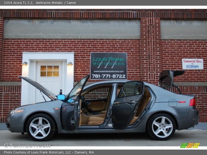 Anthracite Metallic / Camel 2004 Acura TL 3.2