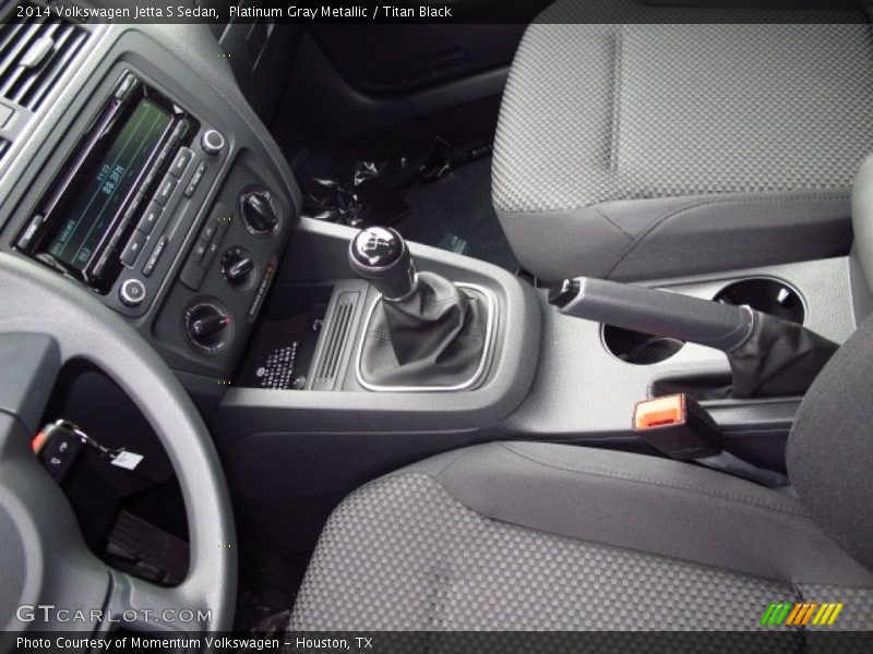 Platinum Gray Metallic / Titan Black 2014 Volkswagen Jetta S Sedan