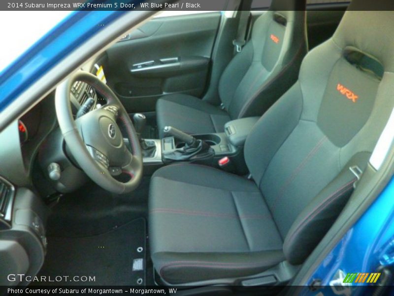 Front Seat of 2014 Impreza WRX Premium 5 Door